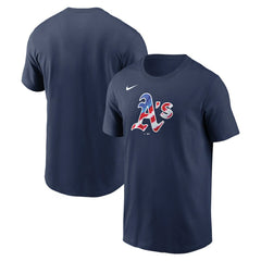 Athletics Americana T-Shirt - Navy | Nike