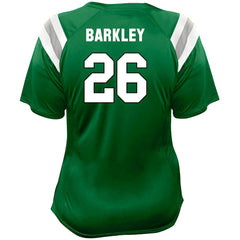 NFL Philadelphia Eagles Saquon Barkley  Women's Plus Size Name & Number Raglan Lace V-Neck T-Shirt