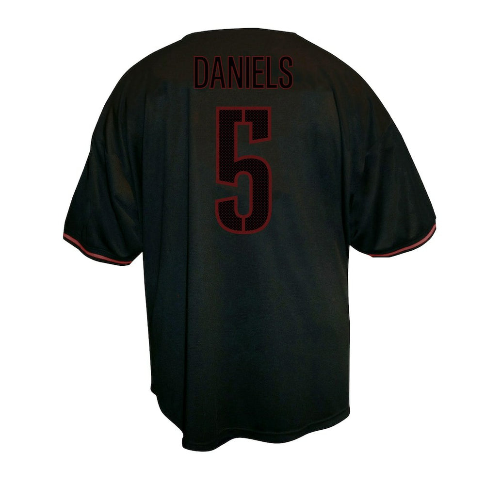 NFL Washington Commanders Jayden Daniels  Big & Tall Baseball Button-Up Shirt