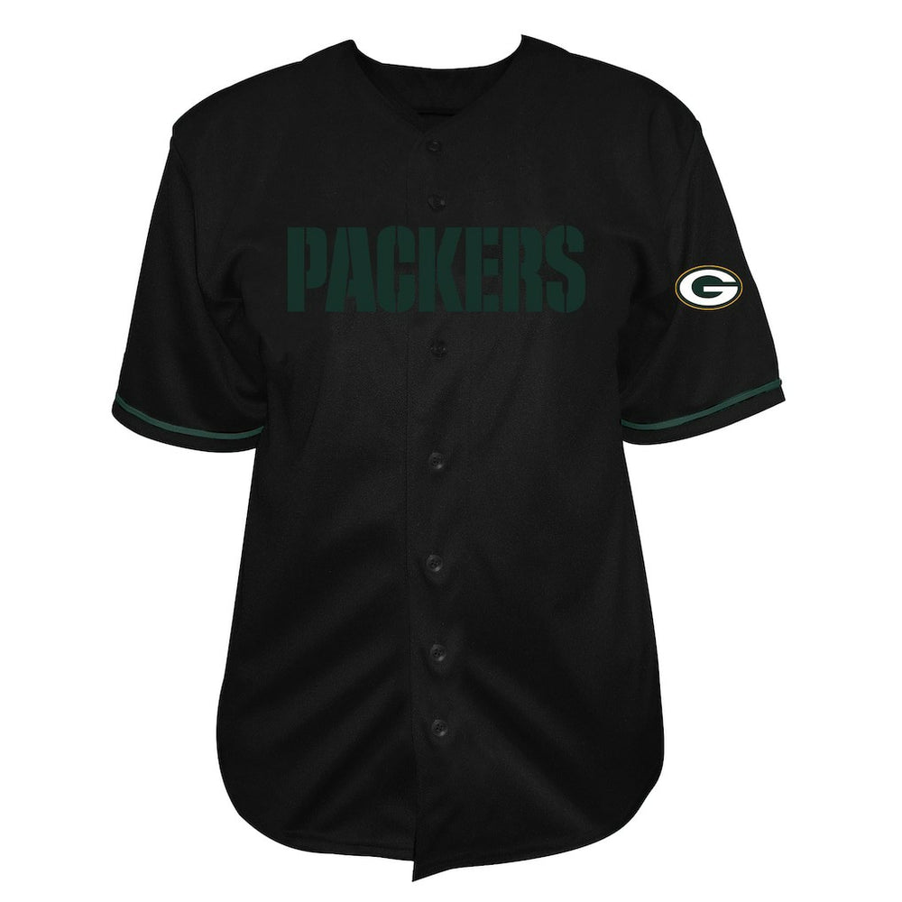 NFL Green Bay Packers Jordan Love  Big & Tall Baseball Button-Up Shirt