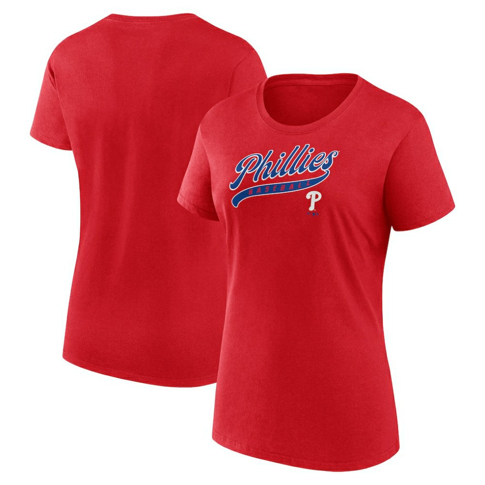 Philadelphia Phillies Women's Start To Finish T-Shirt - Red