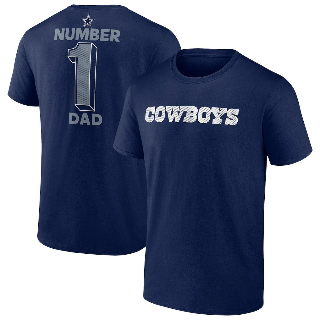 NFL Dallas Cowboys Big & Tall Number One Dad T-Shirt