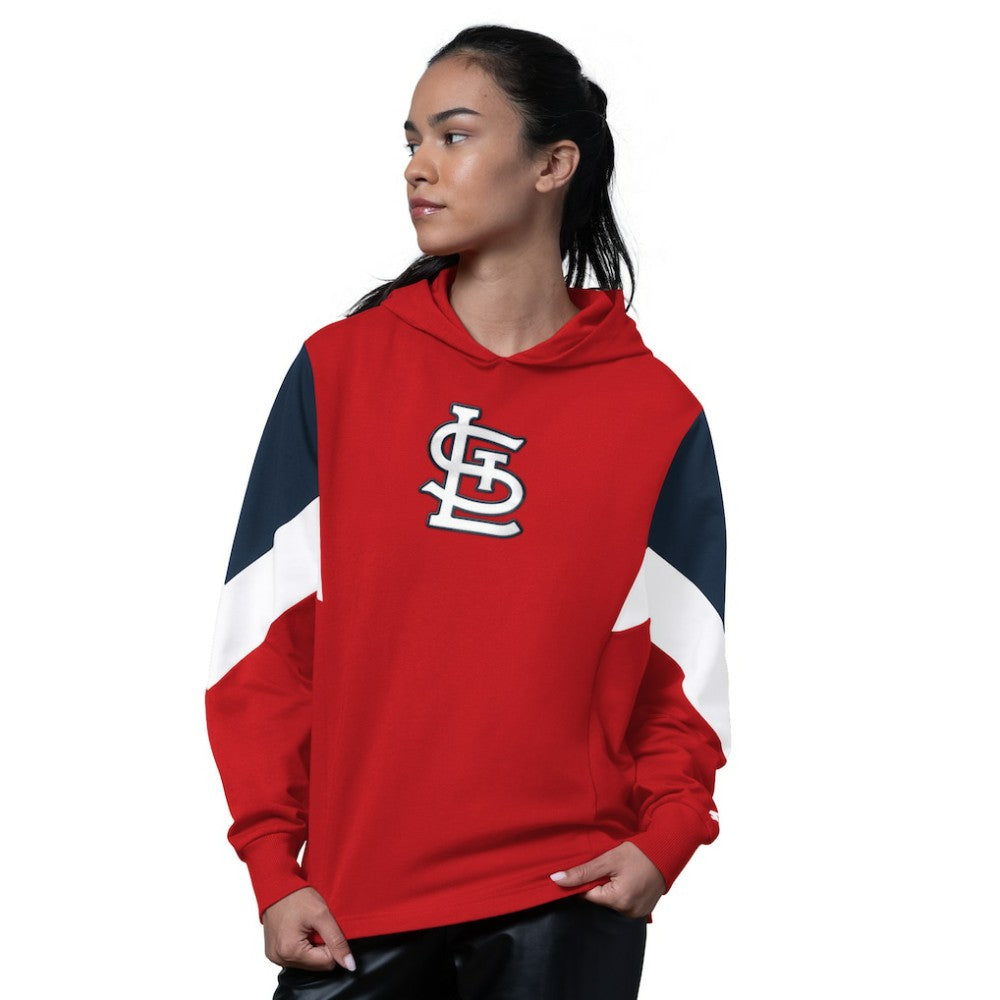 St. Louis Cardinals Starter Women's Scrimmage Pullover Hoodie - Red