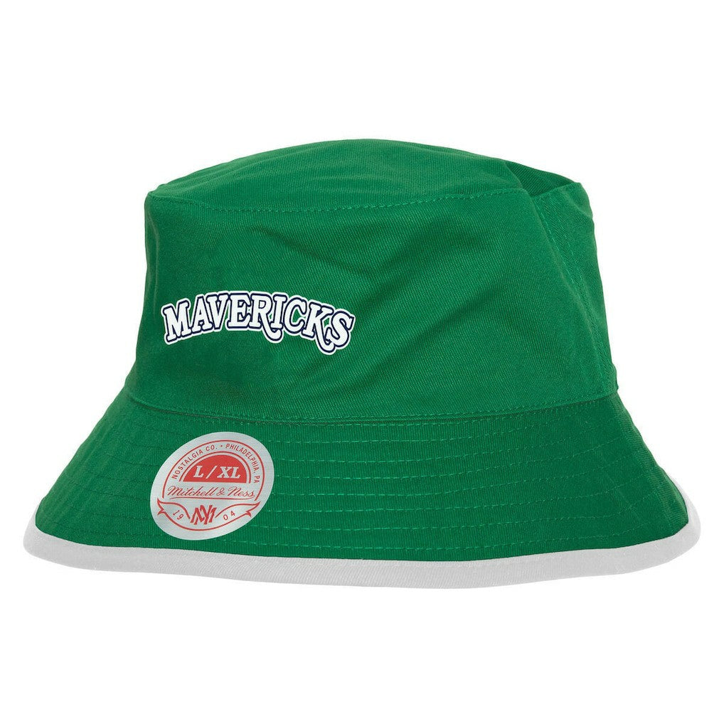Dallas Mavericks Flip It Reversible Bucket Hat sale - Navy | Mitchell & Ness cheap