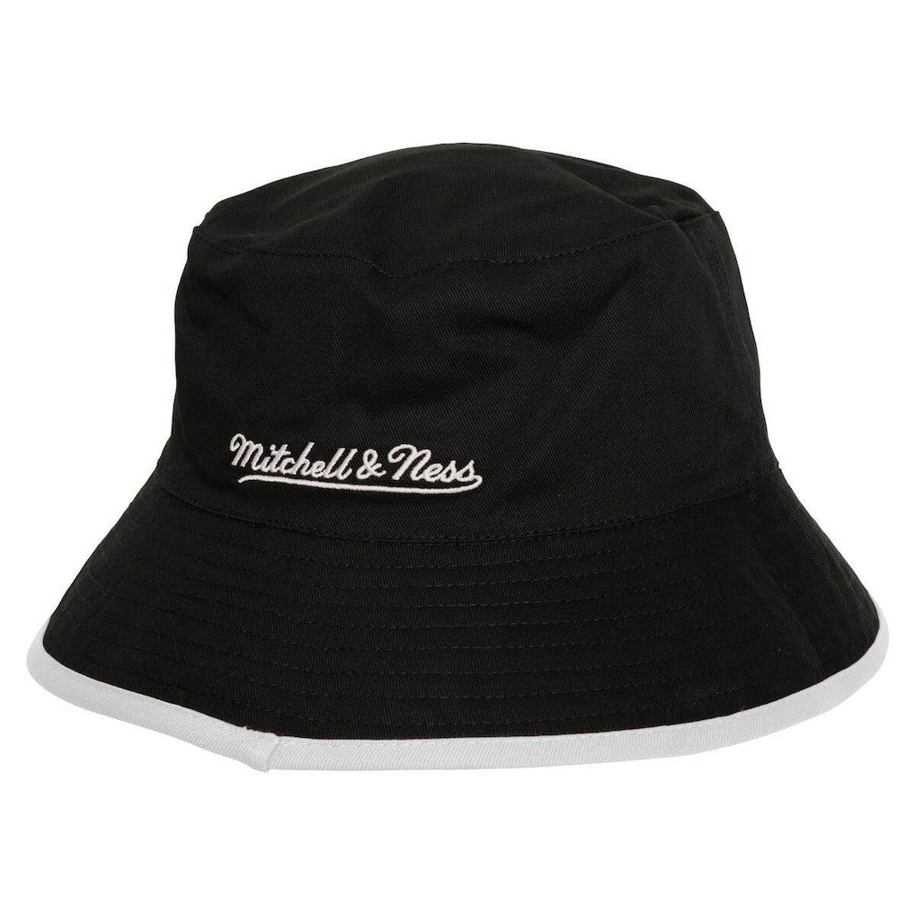 Philadelphia 76ers Flip It Reversible Bucket Hat - Black | Mitchell & Ness outlet
