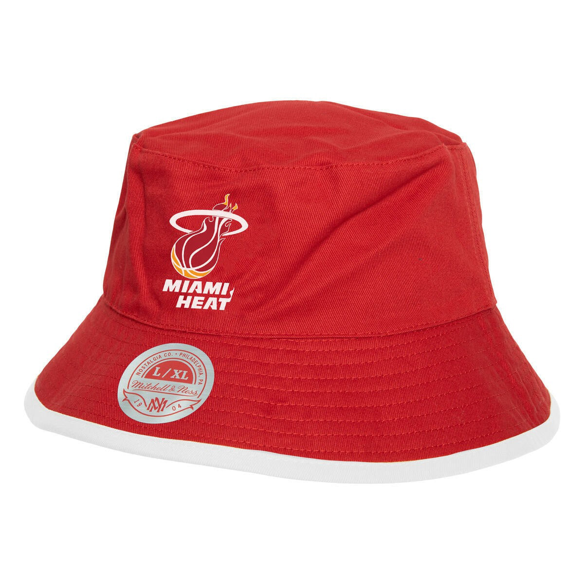 Miami Heat Flip It Reversible Bucket Hat - Black | Mitchell & Ness sale