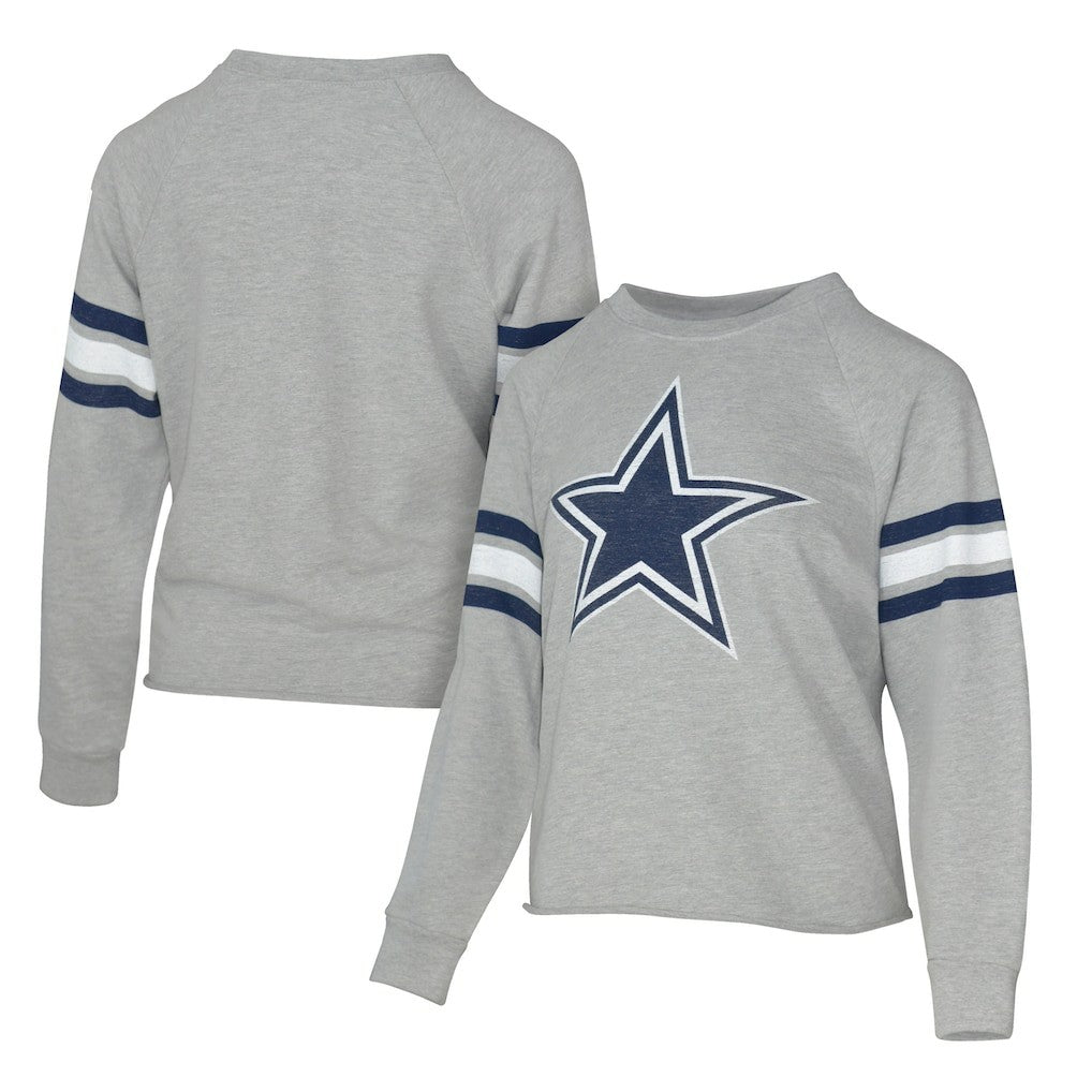 NFL Dallas Cowboys Lauren James Women's Raglan Terry Sweatshirt