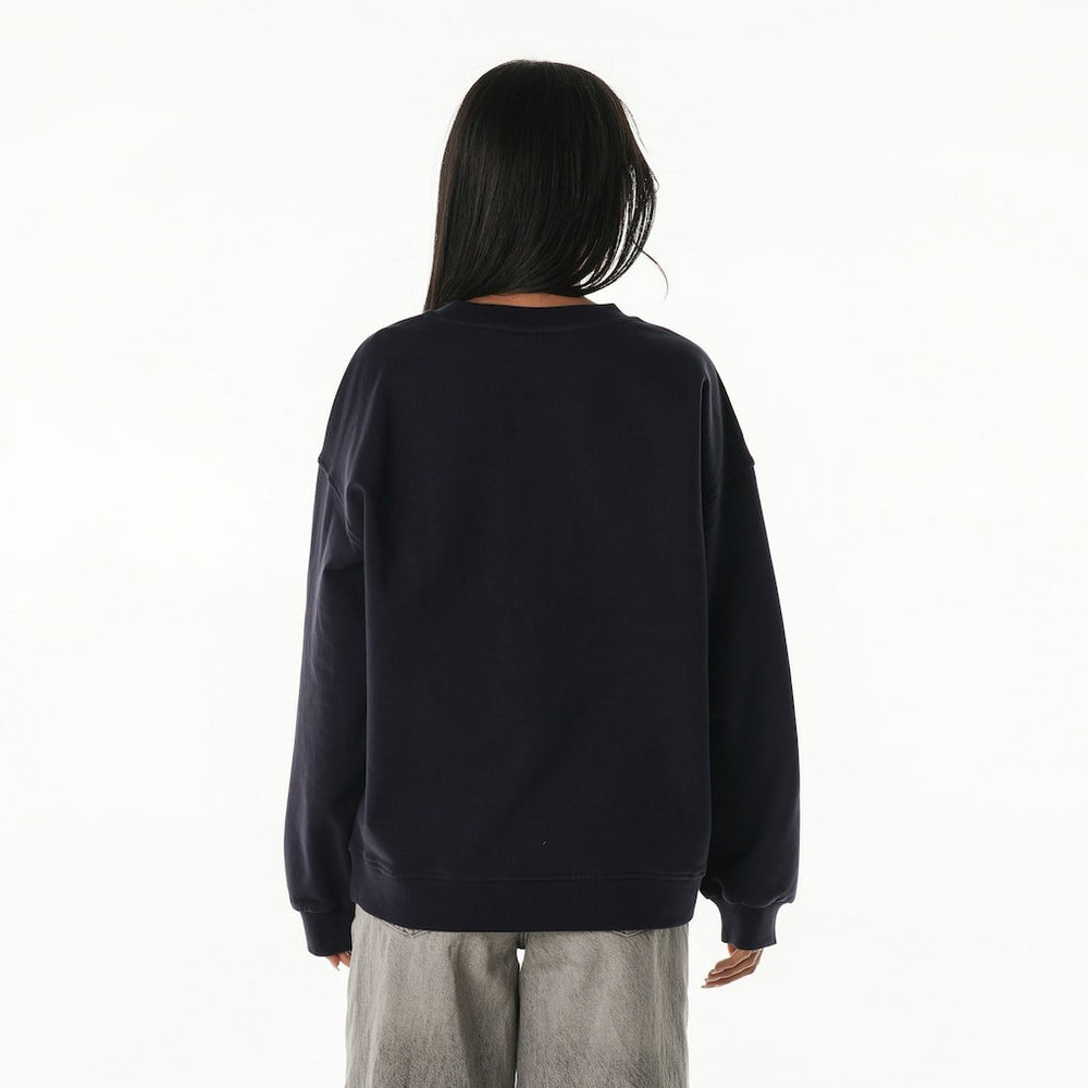NFL Dallas Cowboys The Wild Collective Women's Rock Crystal Oversized Crewneck Sweatshirt