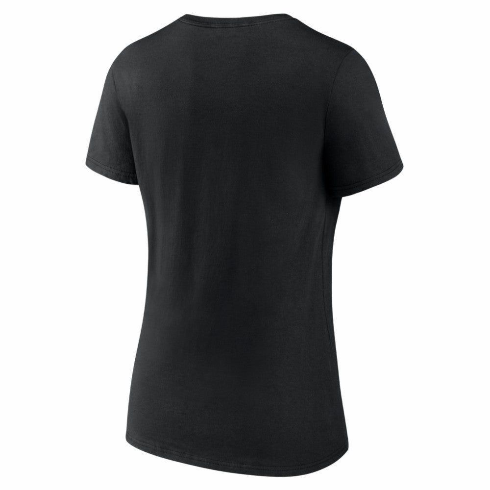 Chicago White Sox Women's Logo V-Neck T-Shirt - Black