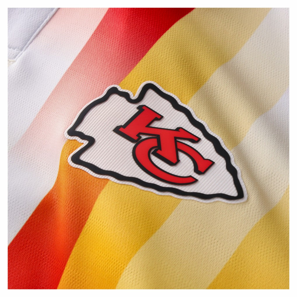 NFL Kansas City Chiefs NFL Football x Football Collared Fan Top