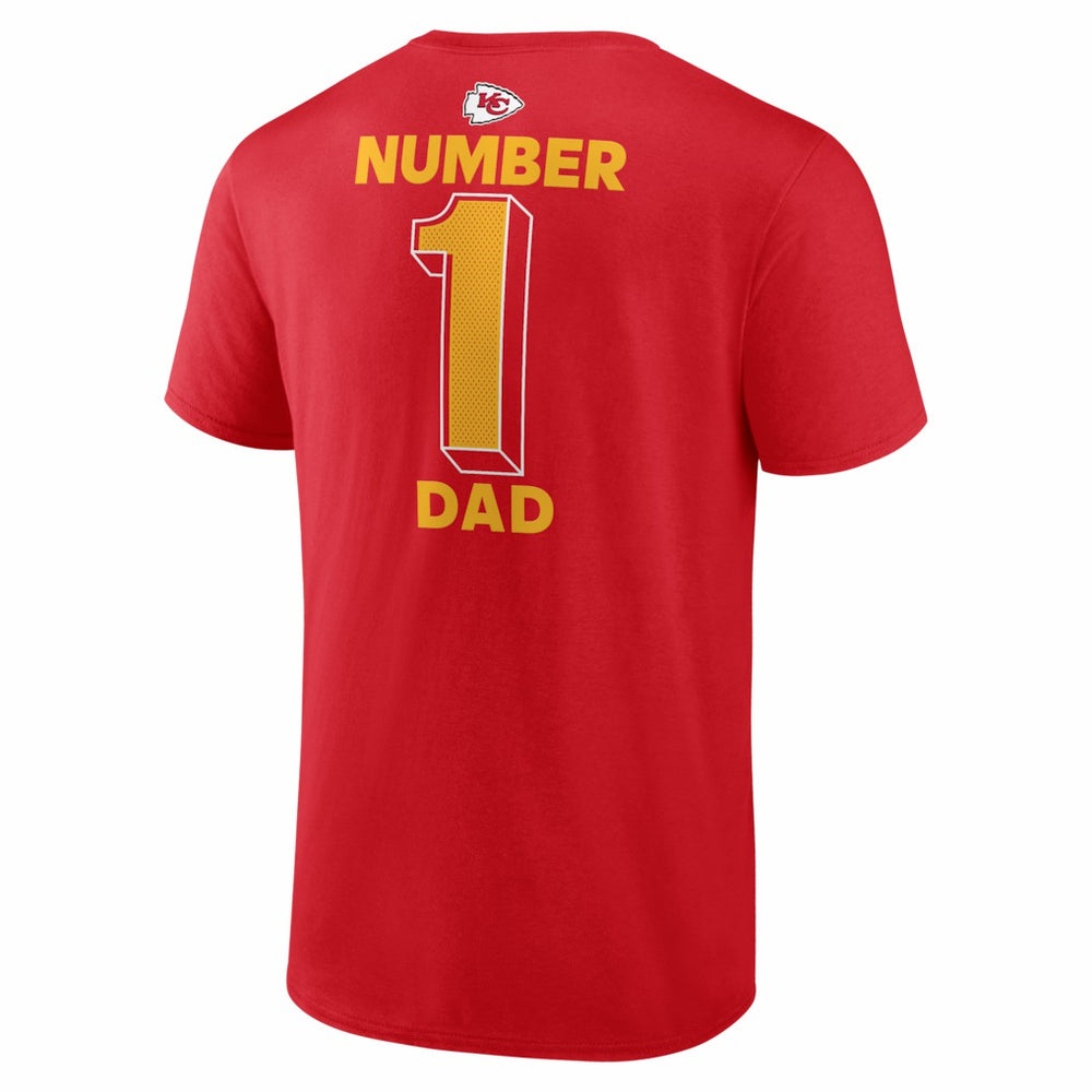 NFL Kansas City Chiefs #1 Dad Jersey T-Shirt