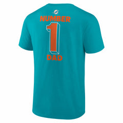 NFL Miami Dolphins #1 Dad Jersey T-Shirt