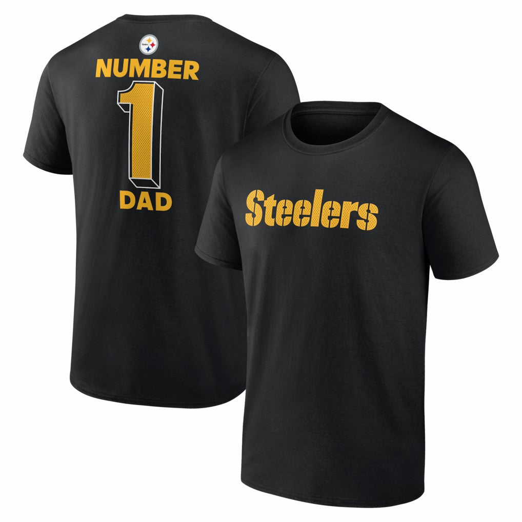 NFL Pittsburgh Steelers #1 Dad Jersey T-Shirt
