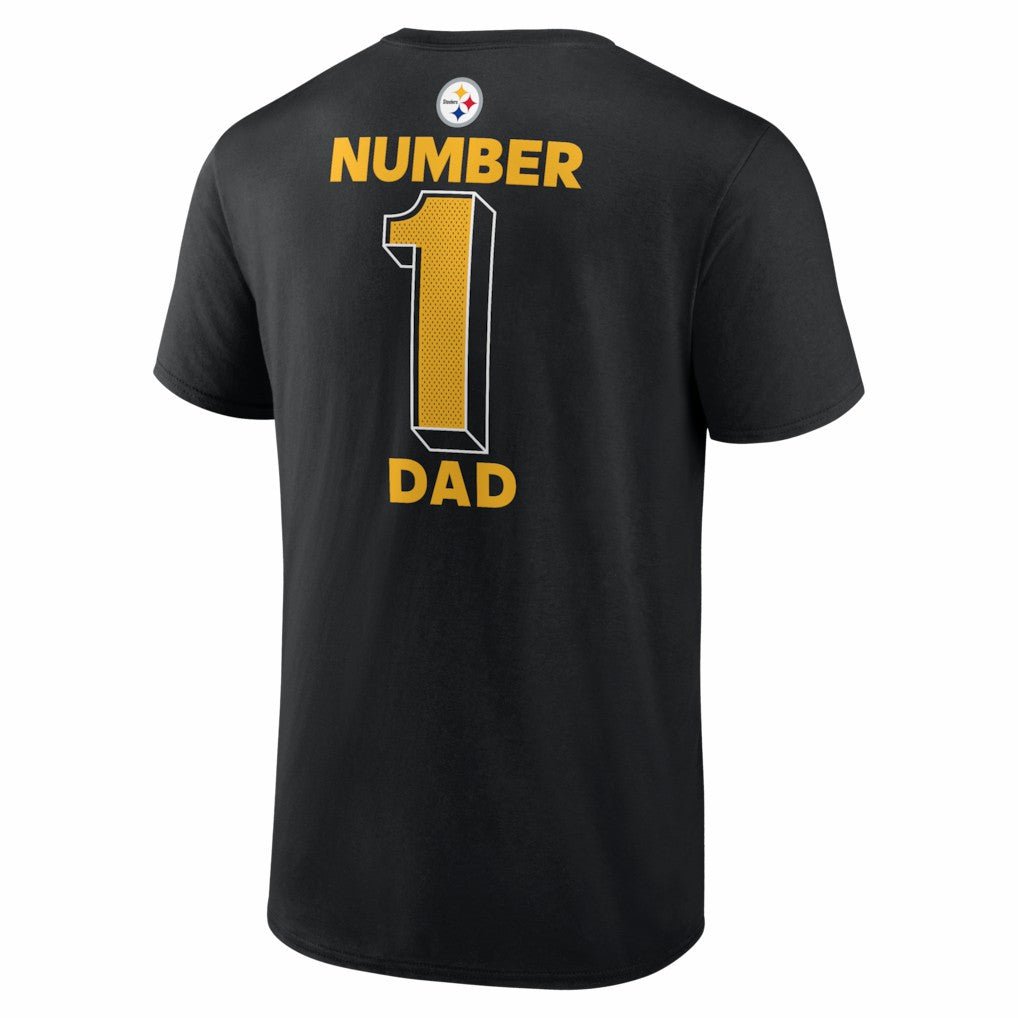 NFL Pittsburgh Steelers #1 Dad Jersey T-Shirt