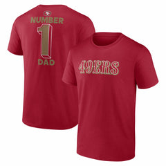NFL San Francisco 49ers #1 Dad Jersey T-Shirt