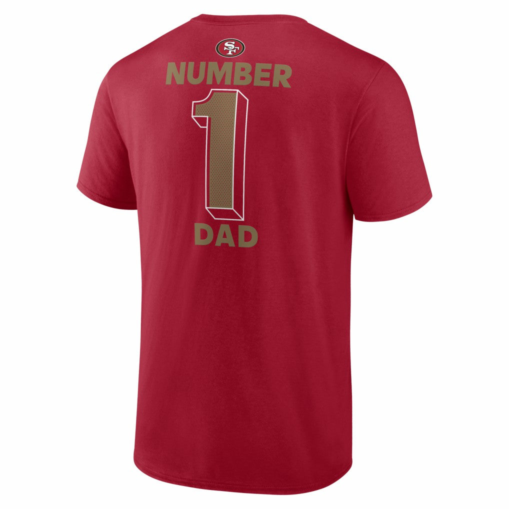 NFL San Francisco 49ers #1 Dad Jersey T-Shirt