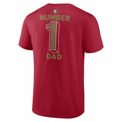 NFL San Francisco 49ers #1 Dad Jersey T-Shirt