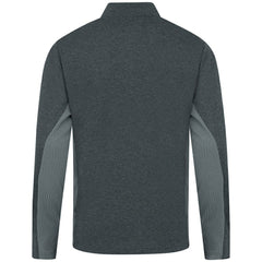 Seattle Mariners Levelwear Waffle Insignia 2.0 Quarter-Zip Pullover - Heather Black