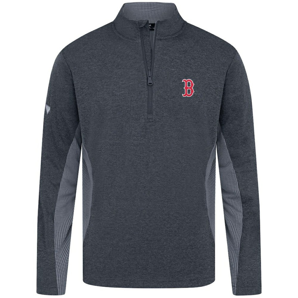Boston Red Sox Levelwear Waffle Insignia 2.0 Quarter-Zip Pullover - Navy