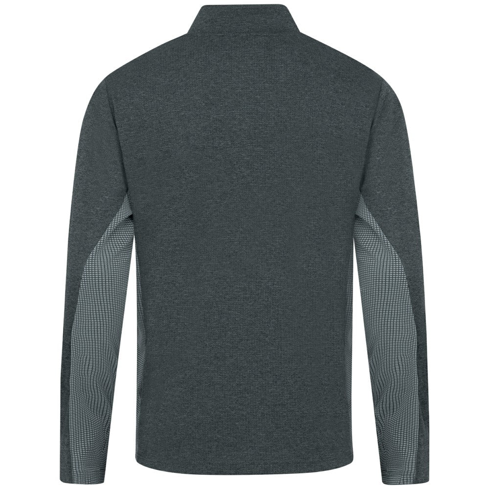 Kansas City Royals Levelwear Waffle Insignia 2.0 Quarter-Zip Pullover - Heather Black