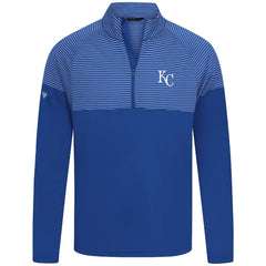 Kansas City Royals Levelwear Classic Stripes Insignia 2.0 Pullover - Royal