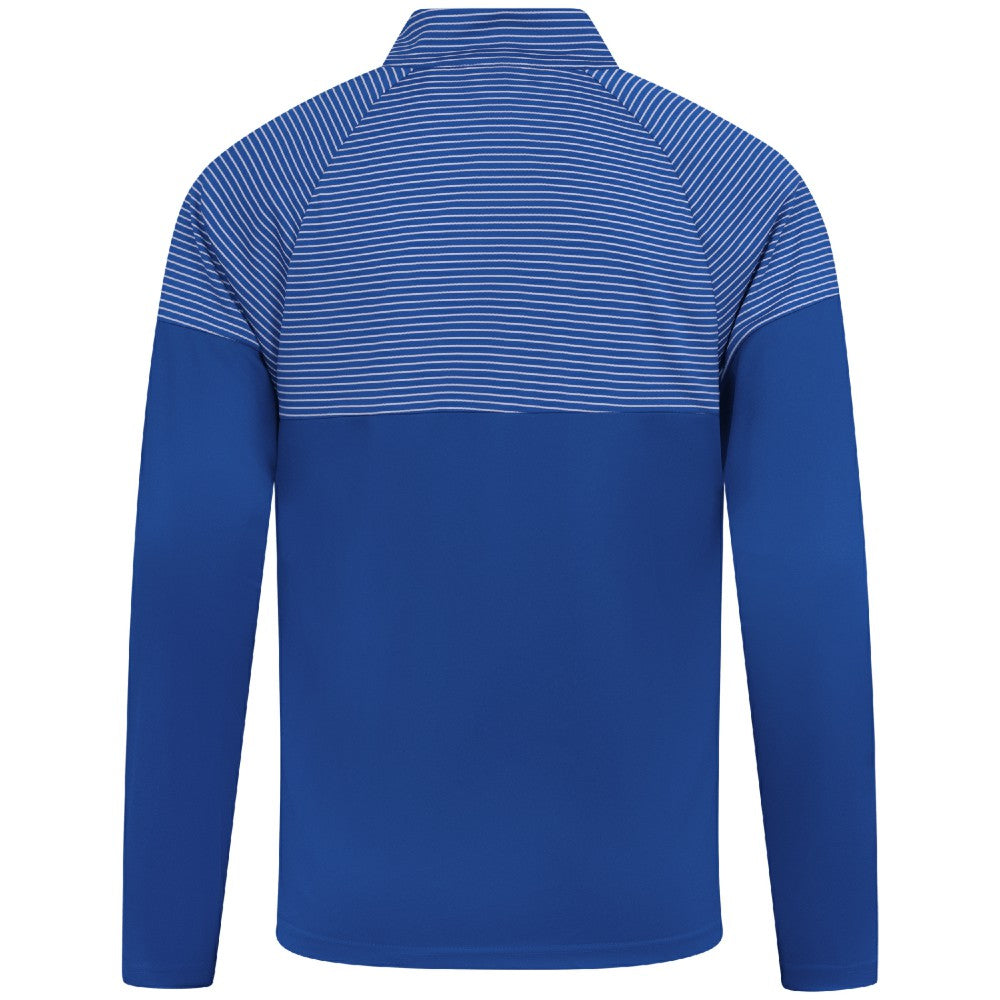 Kansas City Royals Levelwear Classic Stripes Insignia 2.0 Pullover - Royal