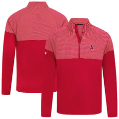 Los Angeles Angels Levelwear Classic Stripes Insignia 2.0 Pullover - Red