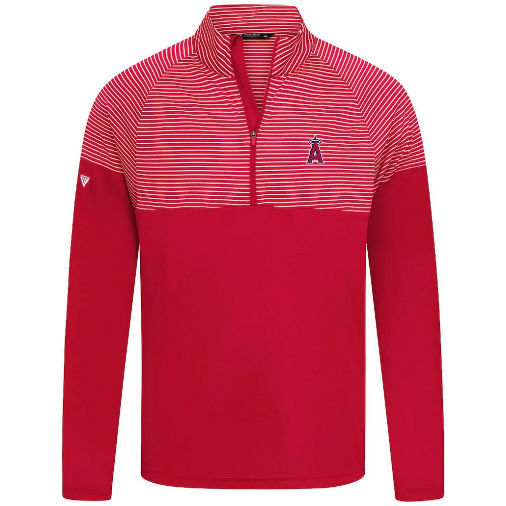 Los Angeles Angels Levelwear Classic Stripes Insignia 2.0 Pullover - Red