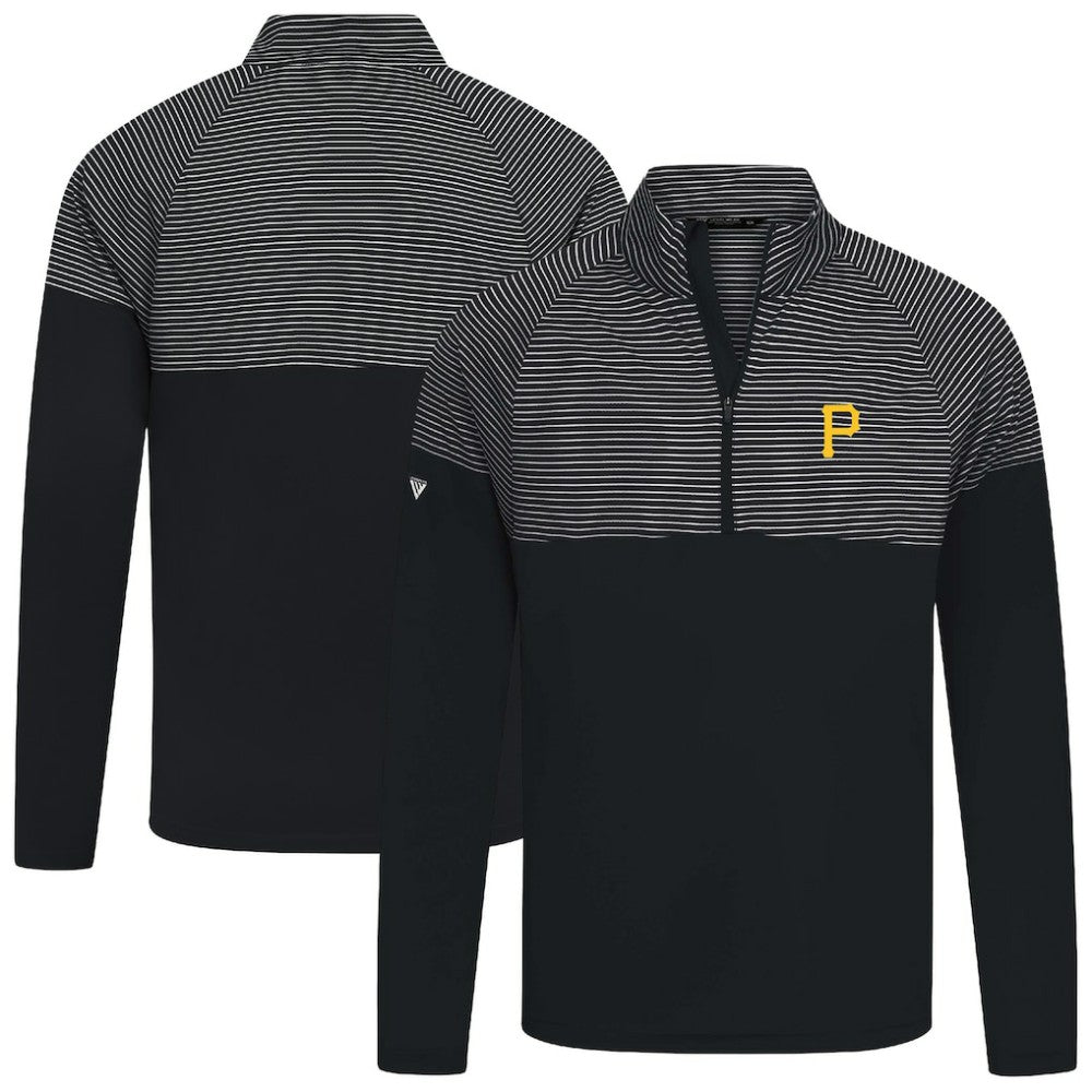 Pittsburgh Pirates Levelwear Classic Stripes Insignia 2.0 Pullover - Black