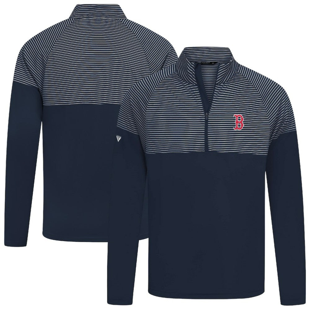 Boston Red Sox Levelwear Classic Stripes Insignia 2.0 Pullover - Navy