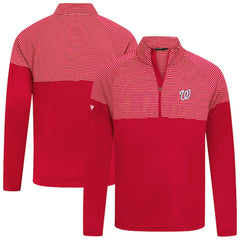 Washington Nationals Levelwear Classic Stripes Insignia 2.0 Pullover - Red