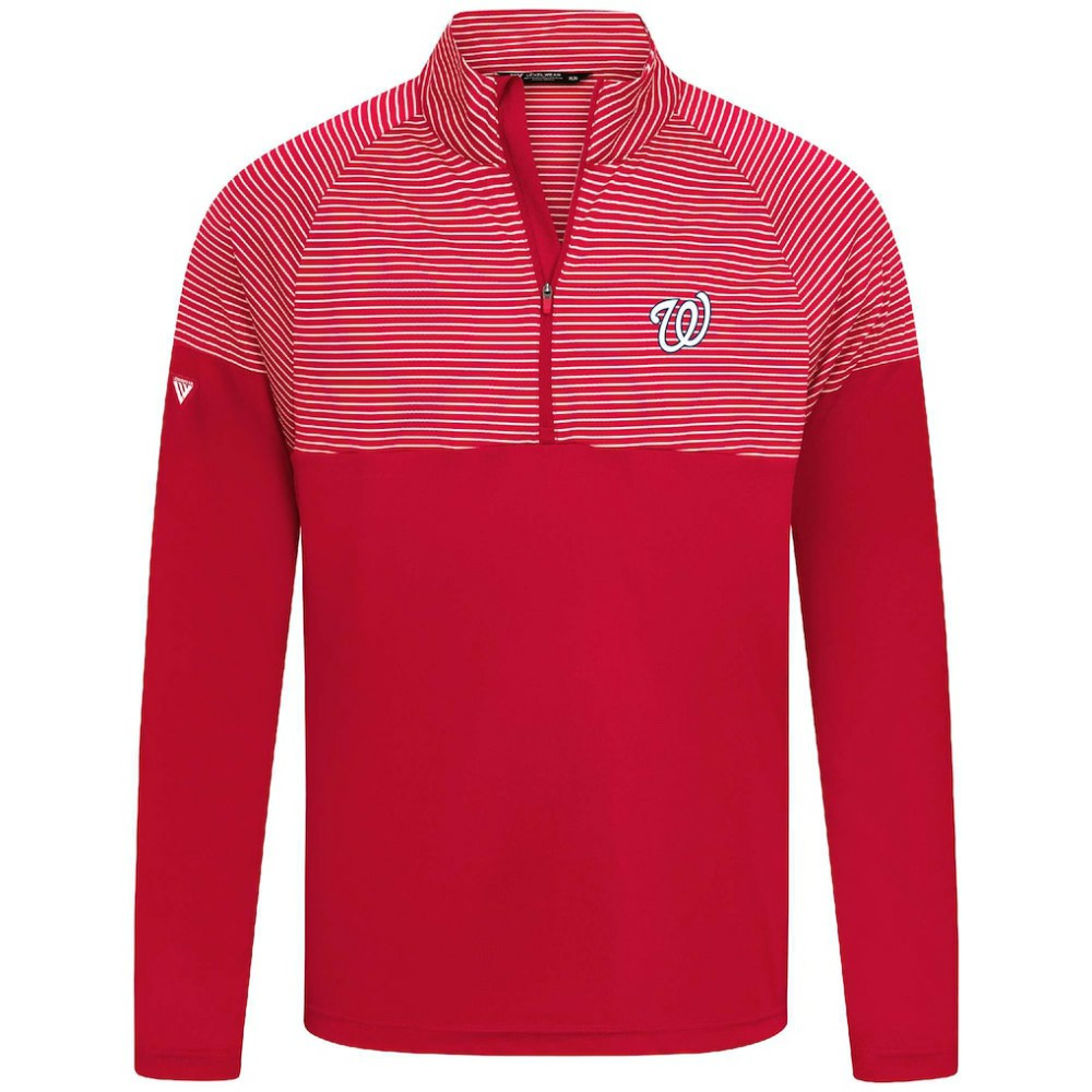 Washington Nationals Levelwear Classic Stripes Insignia 2.0 Pullover - Red