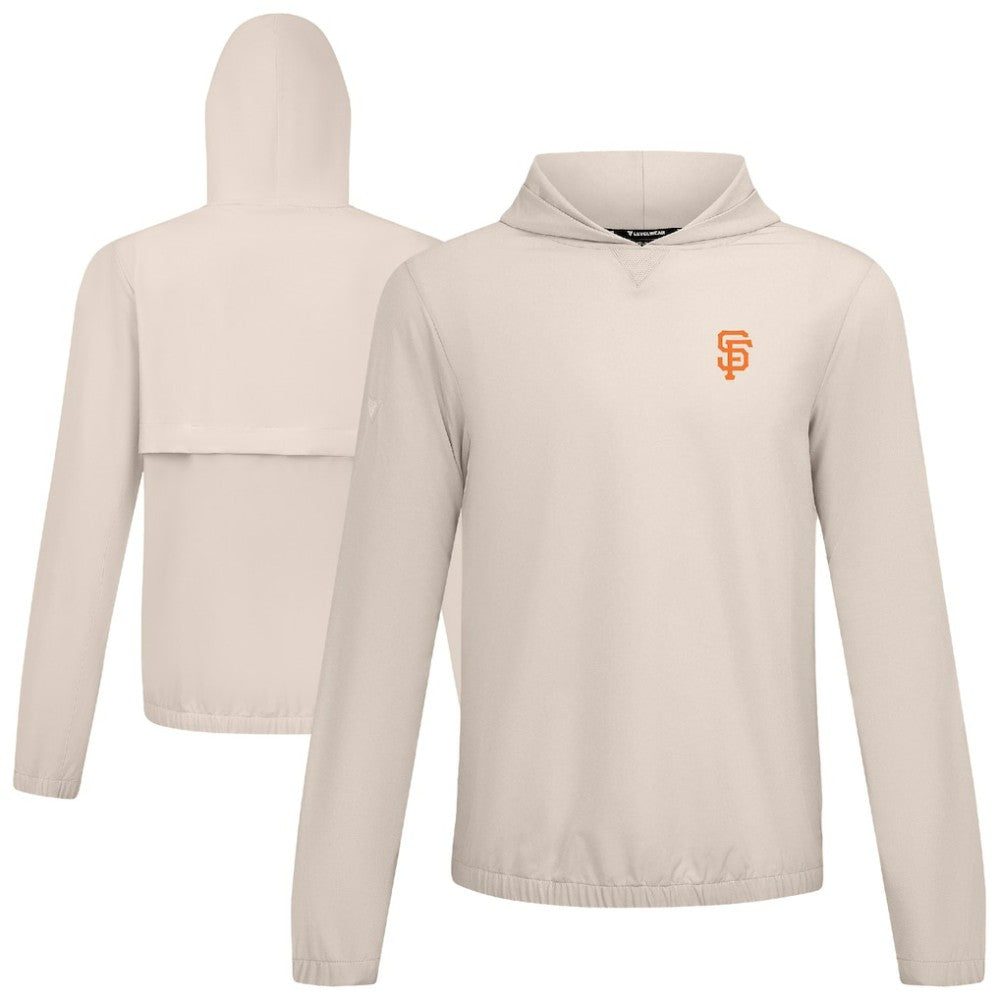 San Francisco Giants Levelwear Action Insignia 2.0 Pullover Hoodie - Khaki