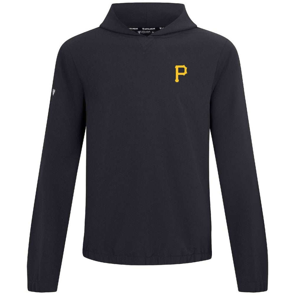 Pittsburgh Pirates Levelwear Action Insignia 2.0 Pullover Hoodie - Black