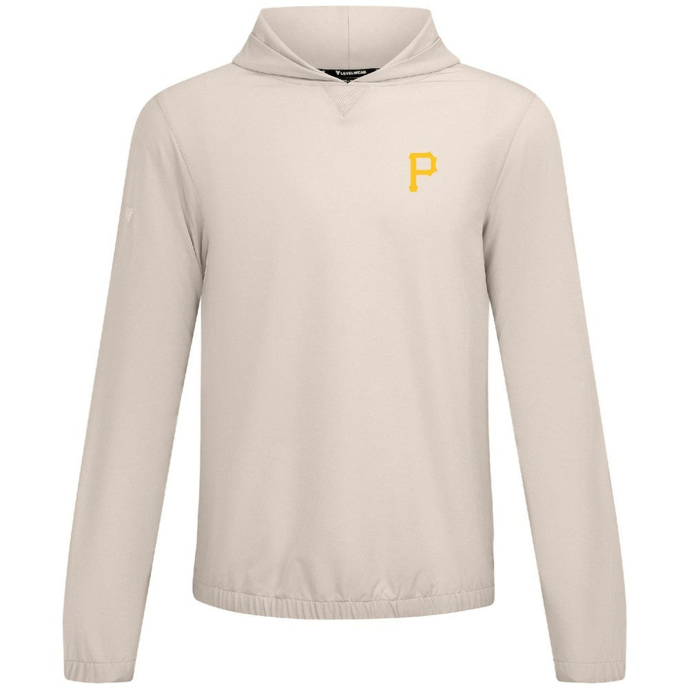 Pittsburgh Pirates Levelwear Action Insignia 2.0 Pullover Hoodie - Khaki
