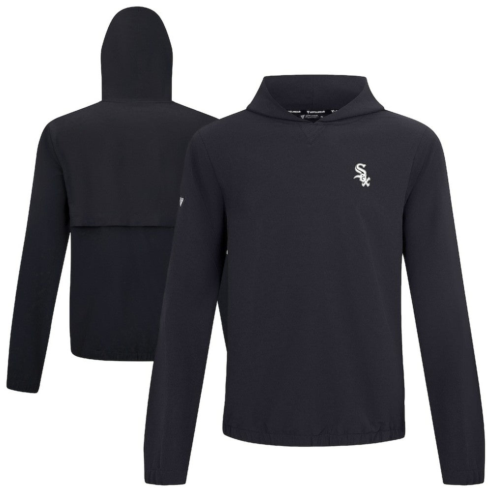 Chicago White Sox Levelwear Action Insignia 2.0 Pullover Hoodie - Black