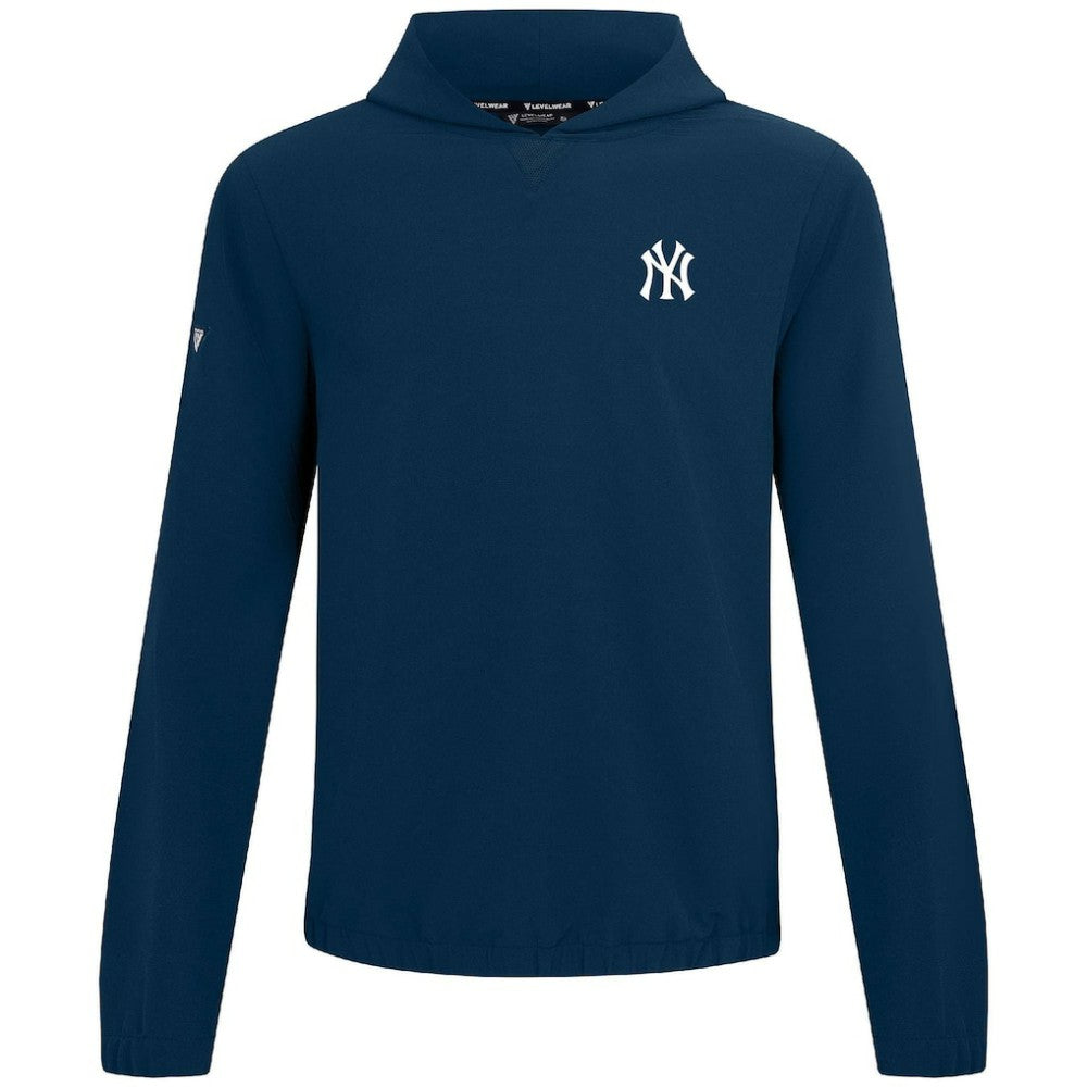 New York Yankees Levelwear Action Insignia 2.0 Pullover Hoodie - Navy