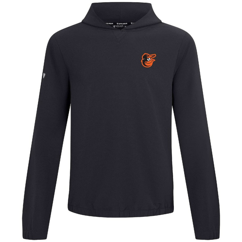 Baltimore Orioles Levelwear Action Insignia 2.0 Pullover Hoodie - Black