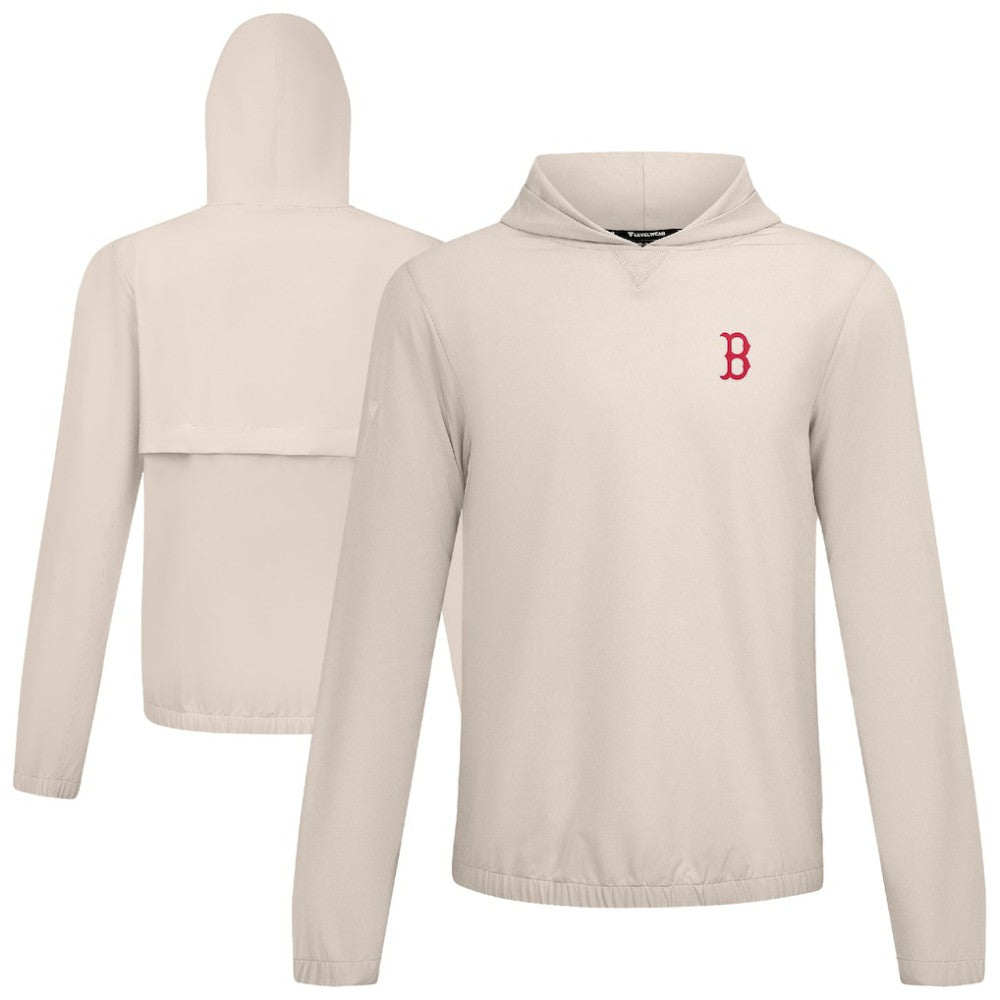 Boston Red Sox Levelwear Action Insignia 2.0 Pullover Hoodie - Khaki