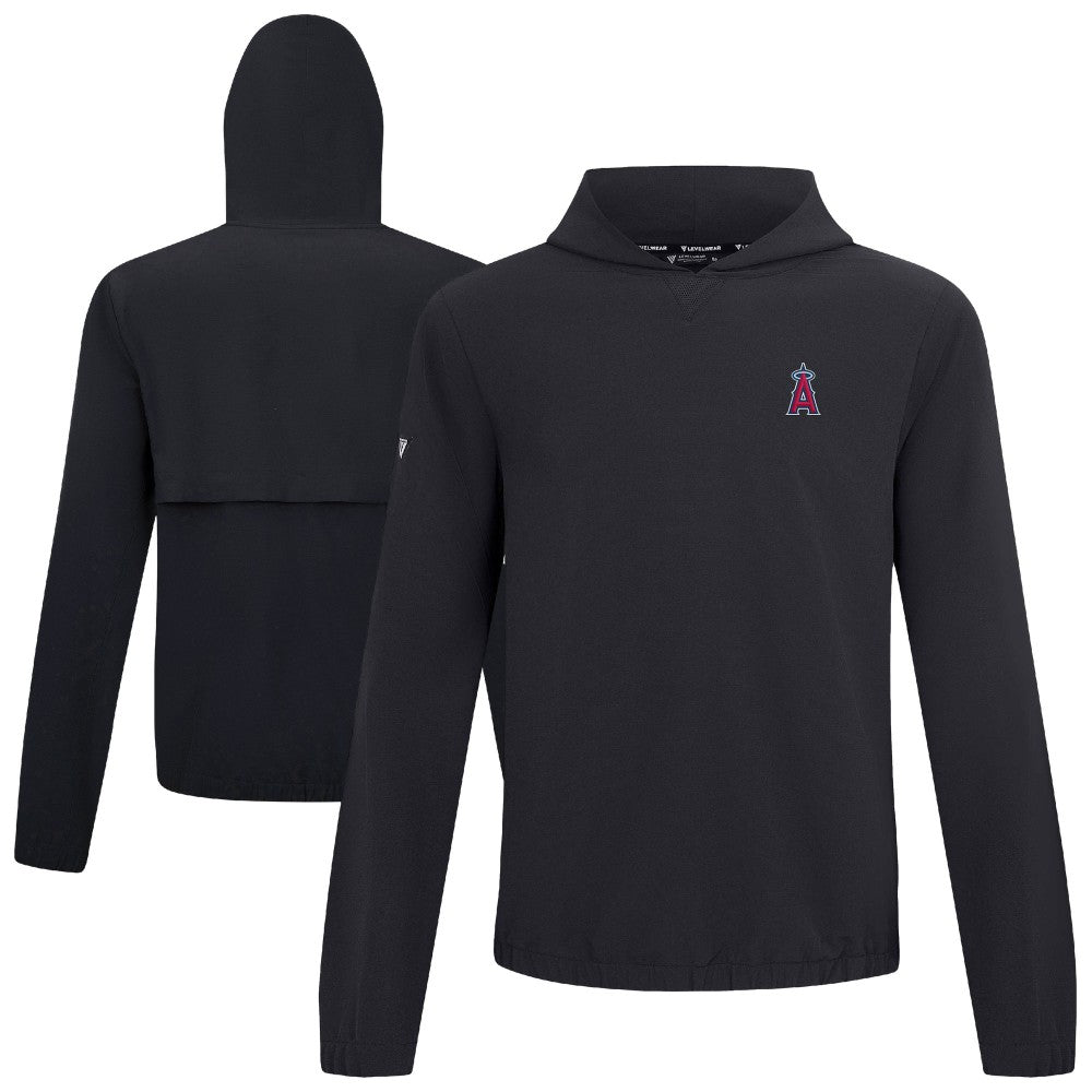 Los Angeles Angels Levelwear Action Insignia 2.0 Pullover Hoodie - Black