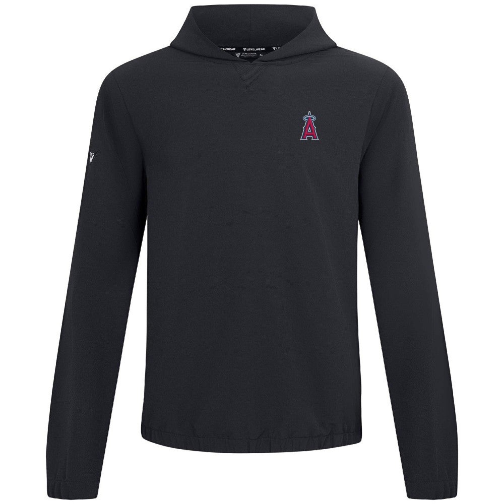 Los Angeles Angels Levelwear Action Insignia 2.0 Pullover Hoodie - Black