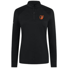 Baltimore Orioles Levelwear Women's Power Insignia 2.0 Quarter-Zip Pullover Top - Black