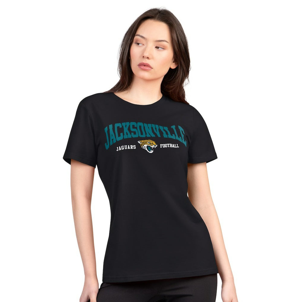 NFL Jacksonville Jaguars G-III 4Her by Carl Banks Women's Super-Slim Lightweight Winning Crew T-Shirt