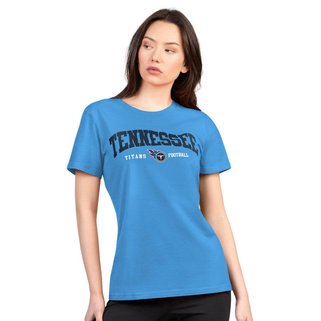 NFL Tennessee Titans G-III 4Her by Carl Banks Women's Super-Slim Lightweight Winning Crew T-Shirt