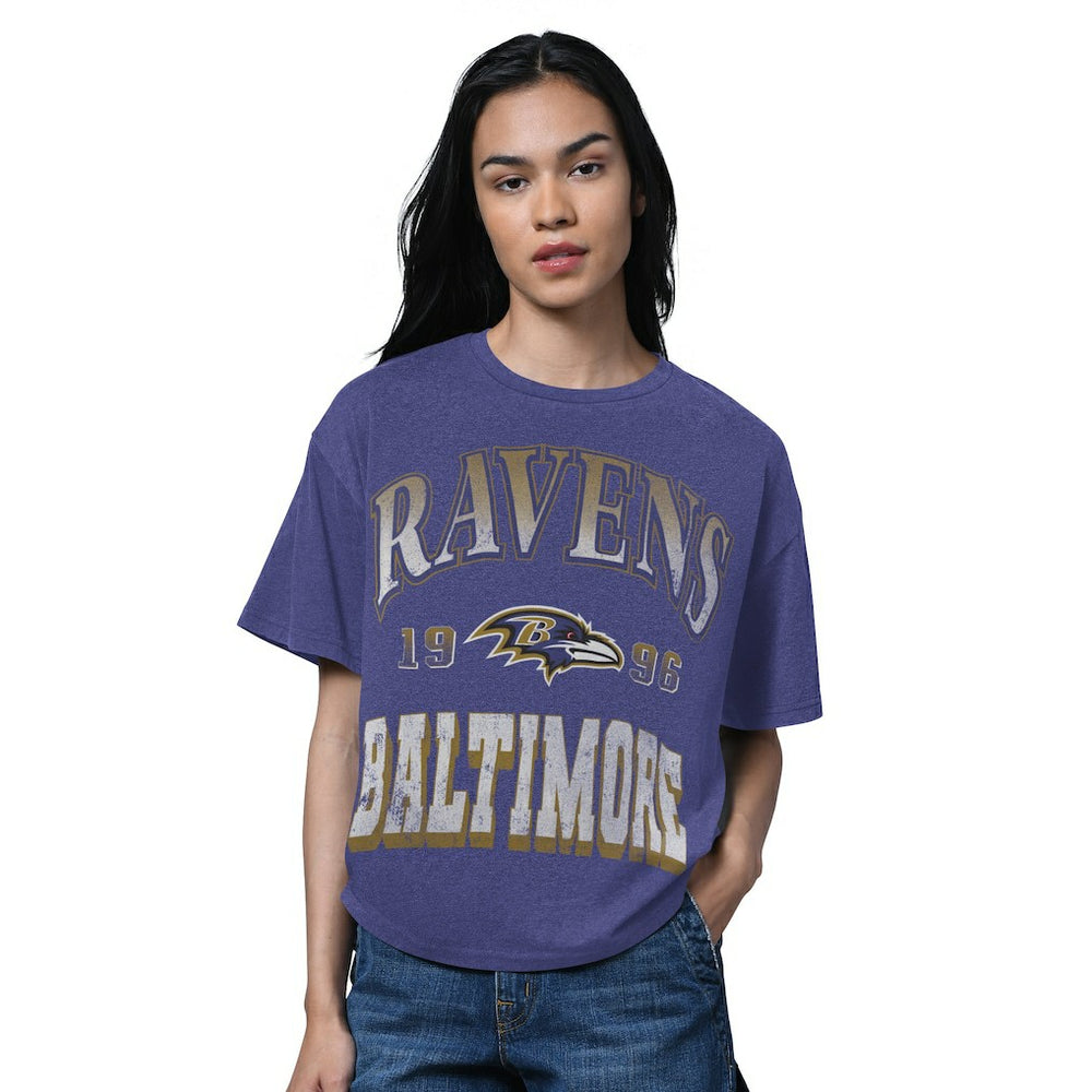 NFL Baltimore Ravens Starter Women's Oversized Hall of Fame T-Shirt