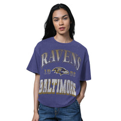 NFL Baltimore Ravens Starter Women's Oversized Hall of Fame T-Shirt