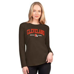 NFL Cleveland Browns G-III 4Her by Carl Banks Women's Best Play Long Sleeve T-Shirt