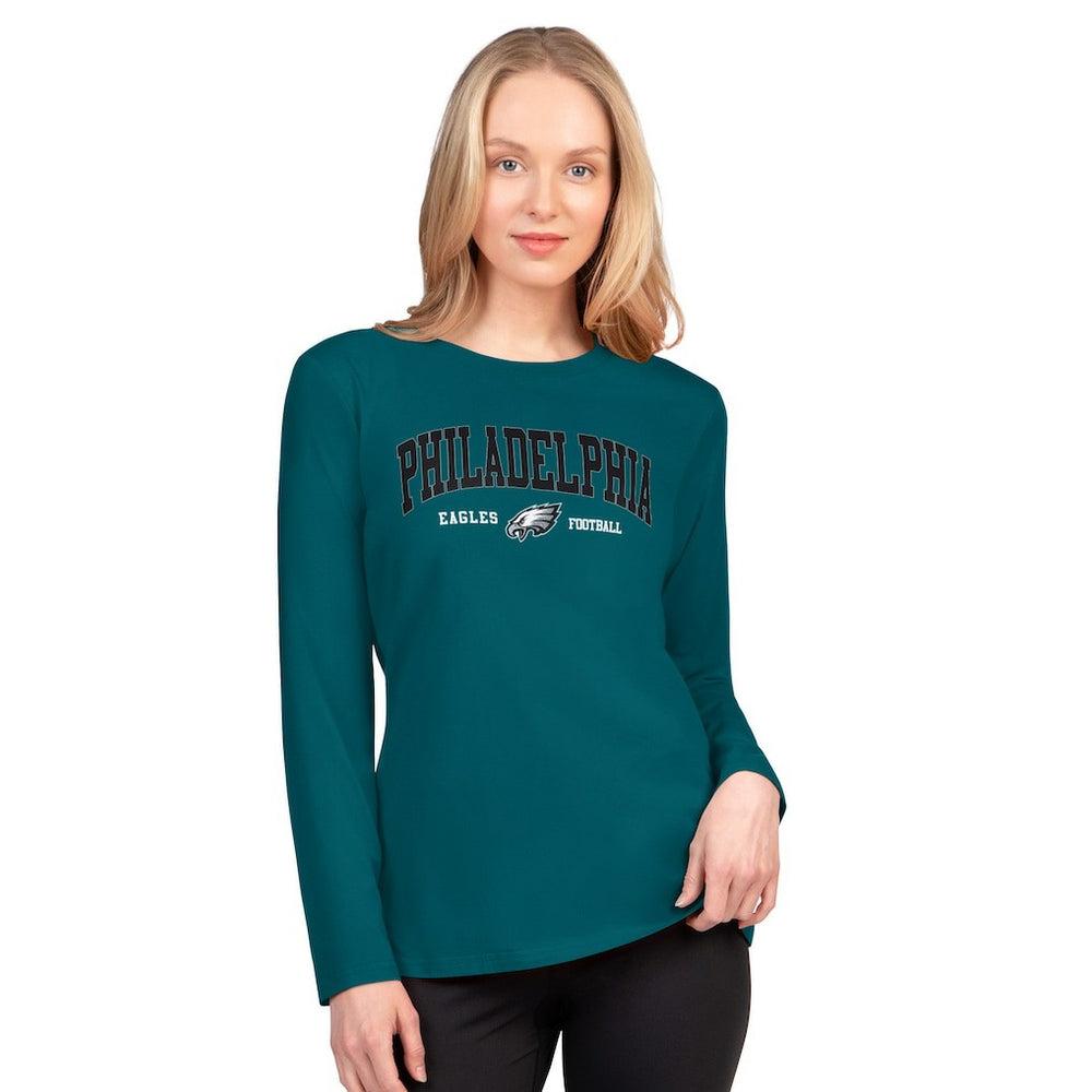 NFL Philadelphia Eagles G-III 4Her by Carl Banks Women's Best Play Long Sleeve T-Shirt