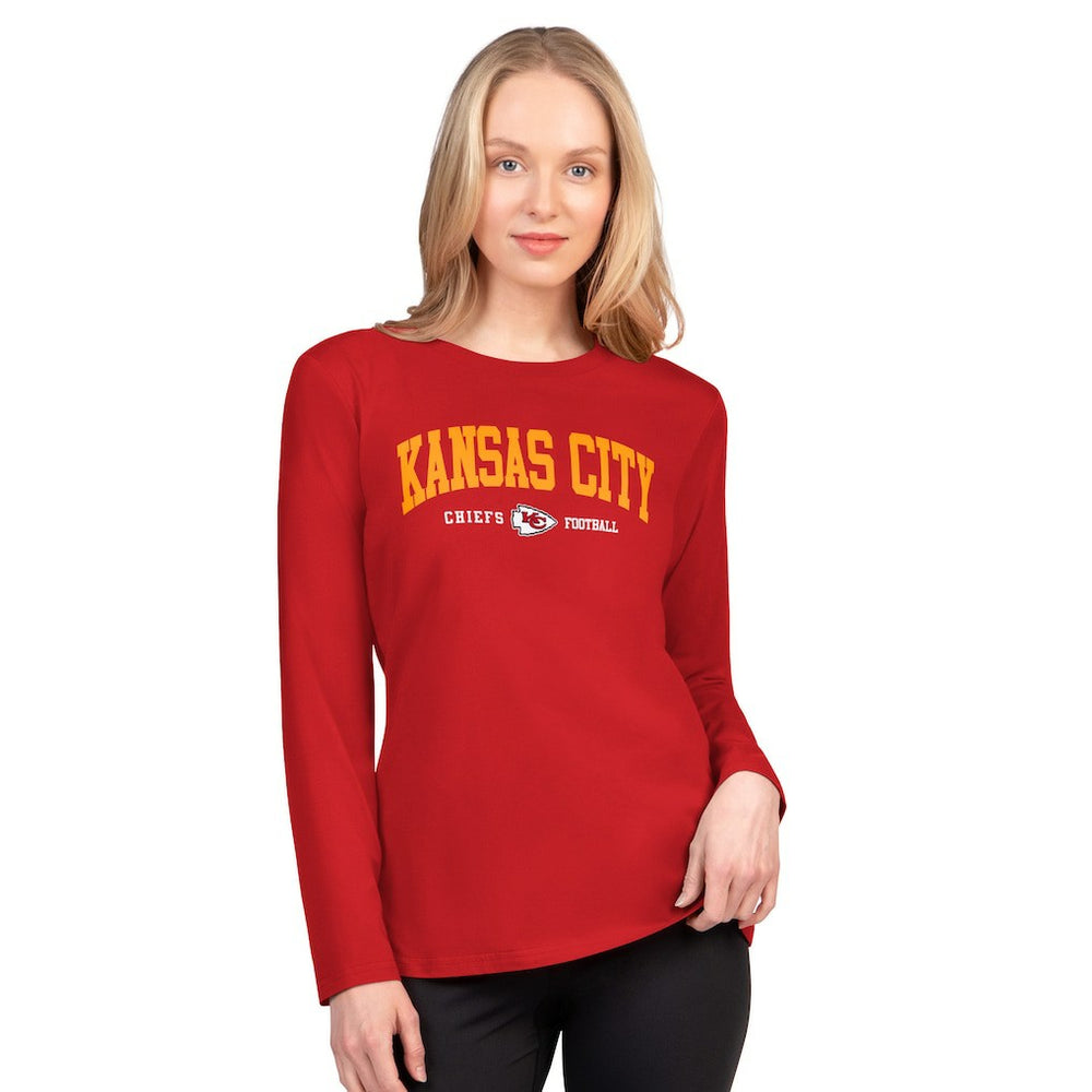 NFL Kansas City Chiefs G-III 4Her by Carl Banks Women's Best Play Long Sleeve T-Shirt