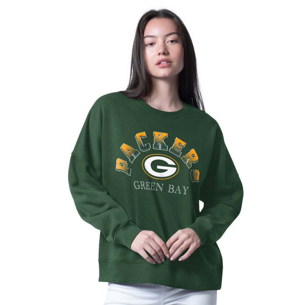 NFL Green Bay Packers G-III 4Her by Carl Banks Women's Oversized Feud Sweatshirt